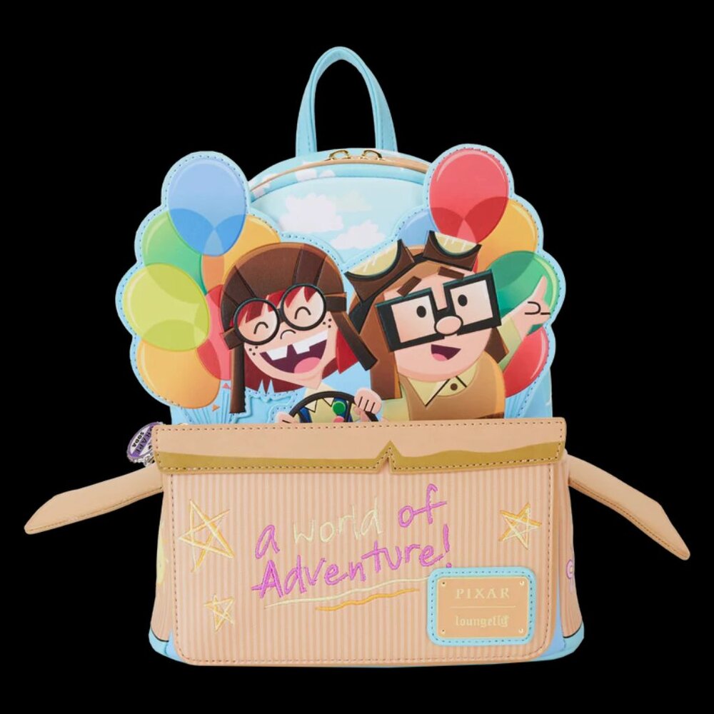 NWT Loungefly Disney Parks Excl. 15th Ann. Pixar UP Spirit of Adventure Backpack